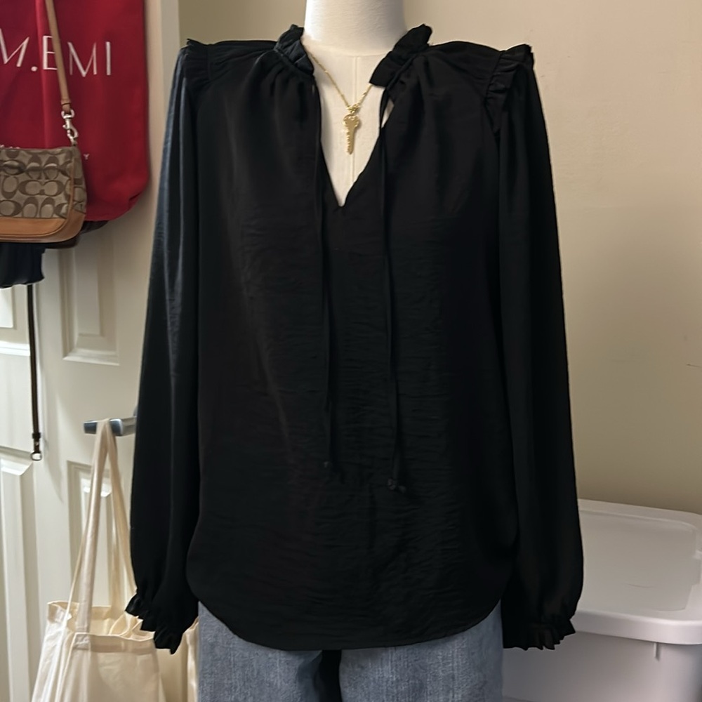 Knox Rose Kids Black Bottoms XS Oversized - Picture 7 of 7